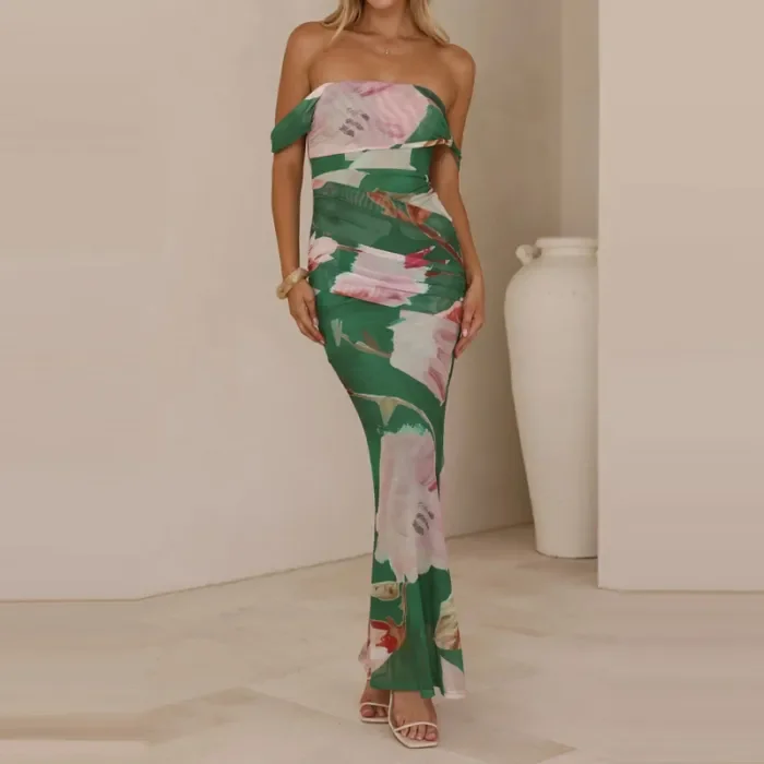 ✨Sexy Off Shoulder Bohemian Vacation Long Dress✨