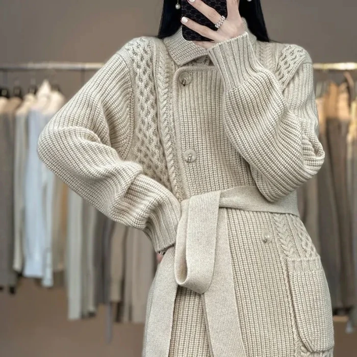 ✨Versatile Lazy Style Solid Midi Sweater Coat Cardigan✨