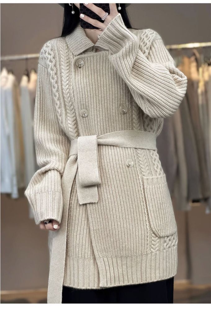 ✨Versatile Lazy Style Solid Midi Sweater Coat Cardigan✨