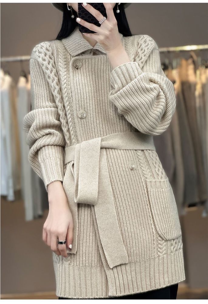 ✨Versatile Lazy Style Solid Midi Sweater Coat Cardigan✨