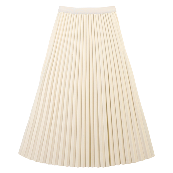 ✨High Waist Woolen Pleated Midi Skirt✨