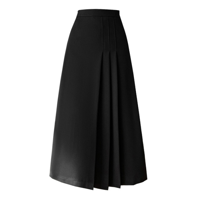 ✨Elegant High Waist Pleated Midi Skirt✨