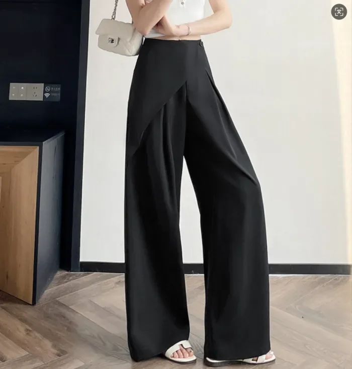 ✨Elegant High Waist Wide Leg Straight Pants✨
