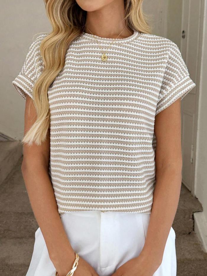 ✨Vintage Striped Oversized Casual T-Shirt✨