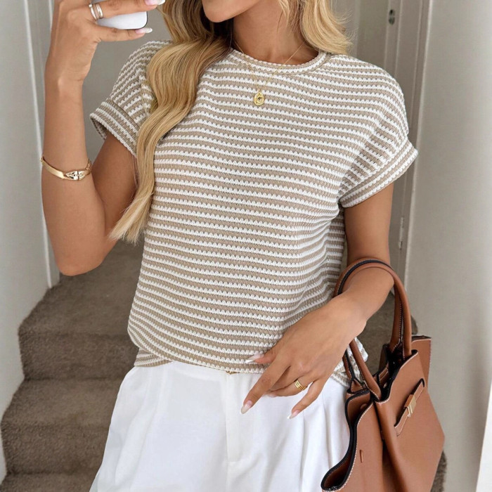 ✨Vintage Striped Oversized Casual T-Shirt✨