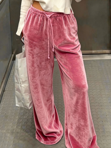 ✨Solid Color Casual Baggy Wide-Leg Pants✨