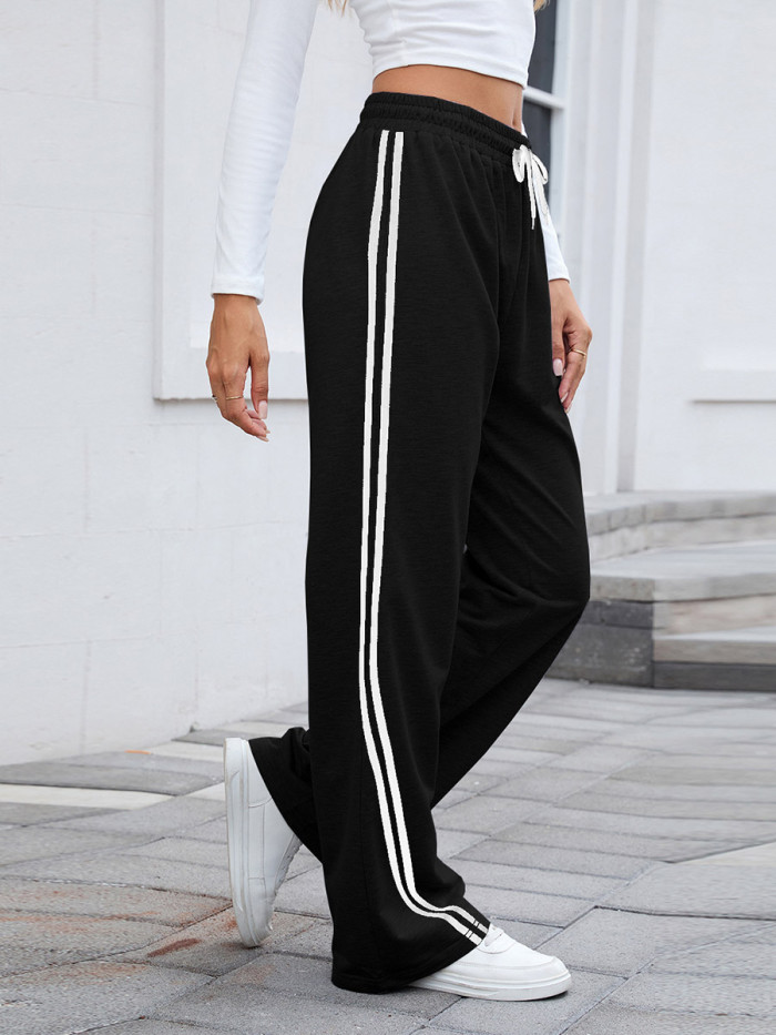 ✨Split-Joint Drawstring High Waisted Loose Pants✨