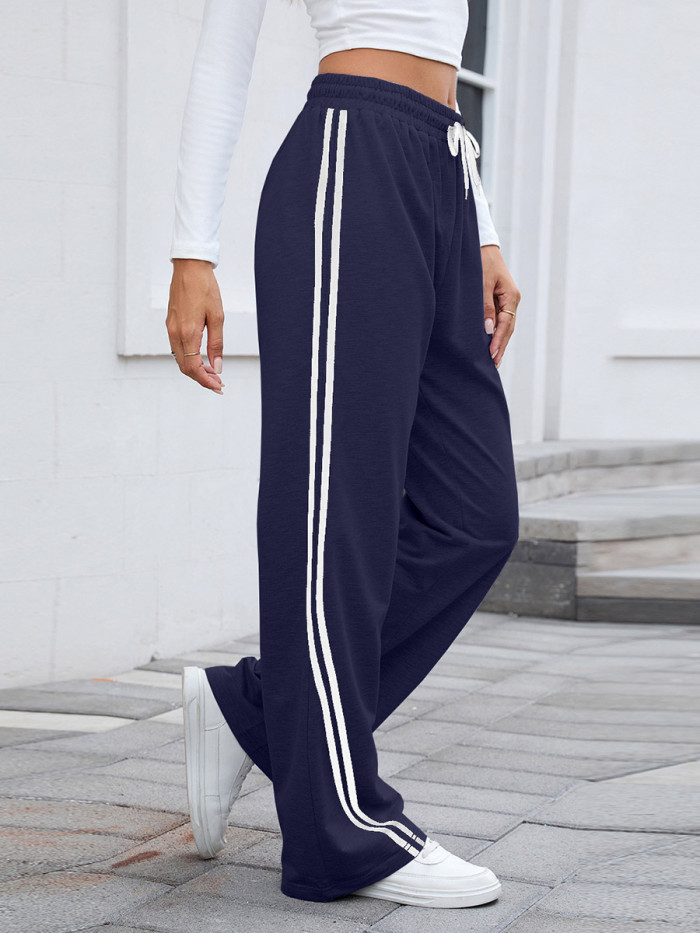 ✨Split-Joint Drawstring High Waisted Loose Pants✨