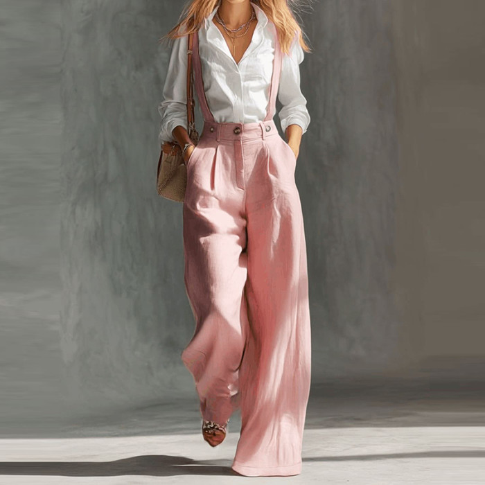 ✨Halter Hollow Out Solid High Waist Jumpsuit✨