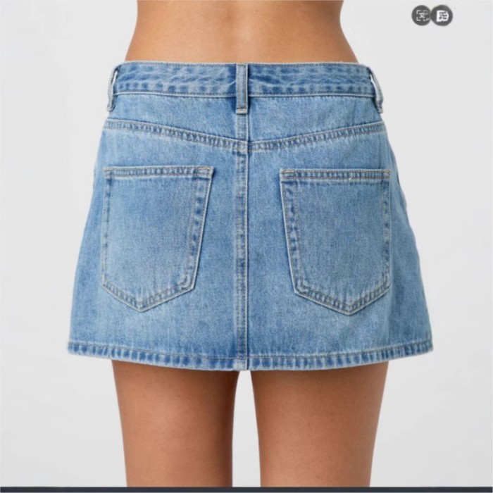 ✨ Minimalist All-Match Y2K Denim Mini Skirt ✨
