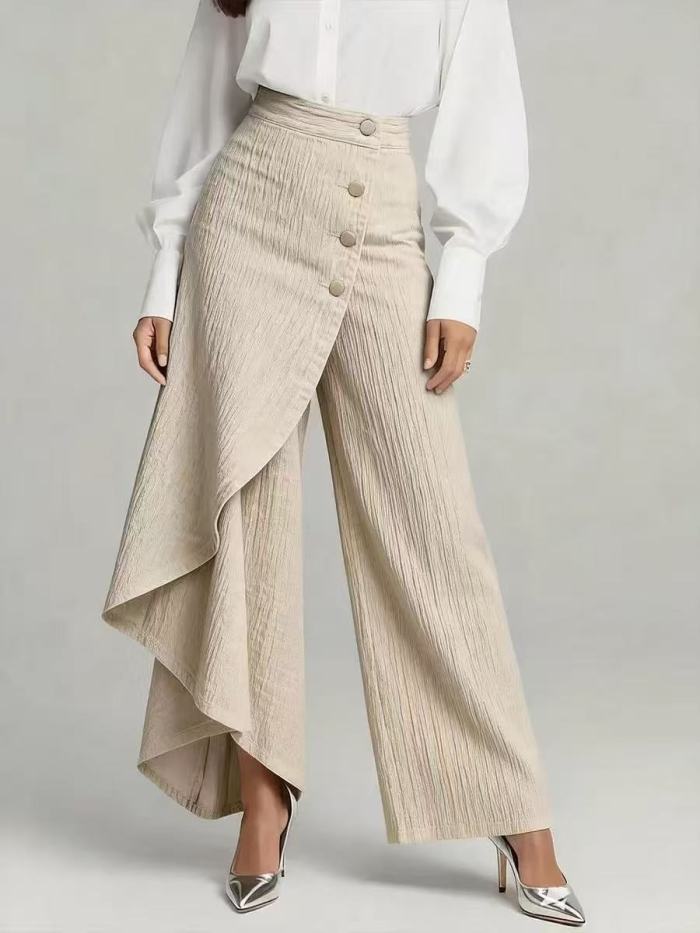 ✨Solid Color Irregular Patchwork Y2K Long Pants✨