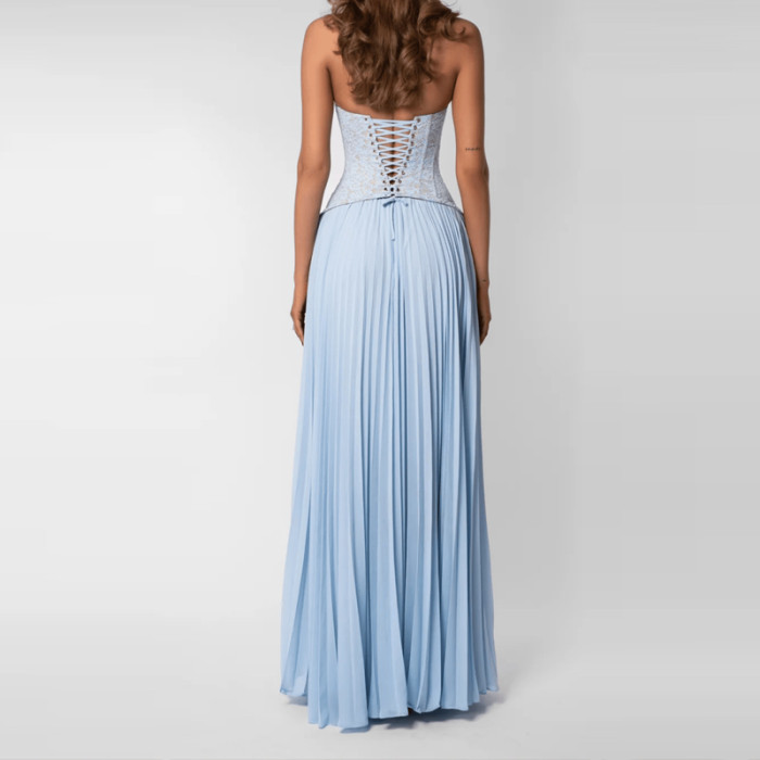 ✨Evening & Daily Off Shoulder Embroidered Patchwork Sling Dress🌙