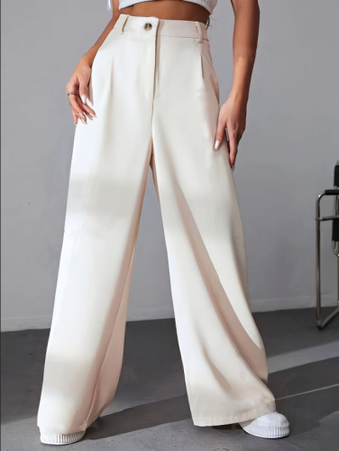 ✨Daily Commute Casual High Waist Draped Straight Wide-Leg Suit Pants✨