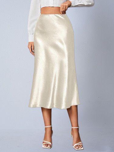 ✨Daily & Elegant High-end Imitation Silk Satin Skirt✨
