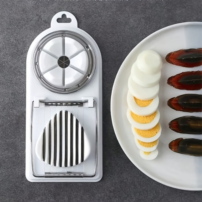 ✨Kitchen & Home 2-in-1 Multifunctional Egg Slicer🥚
