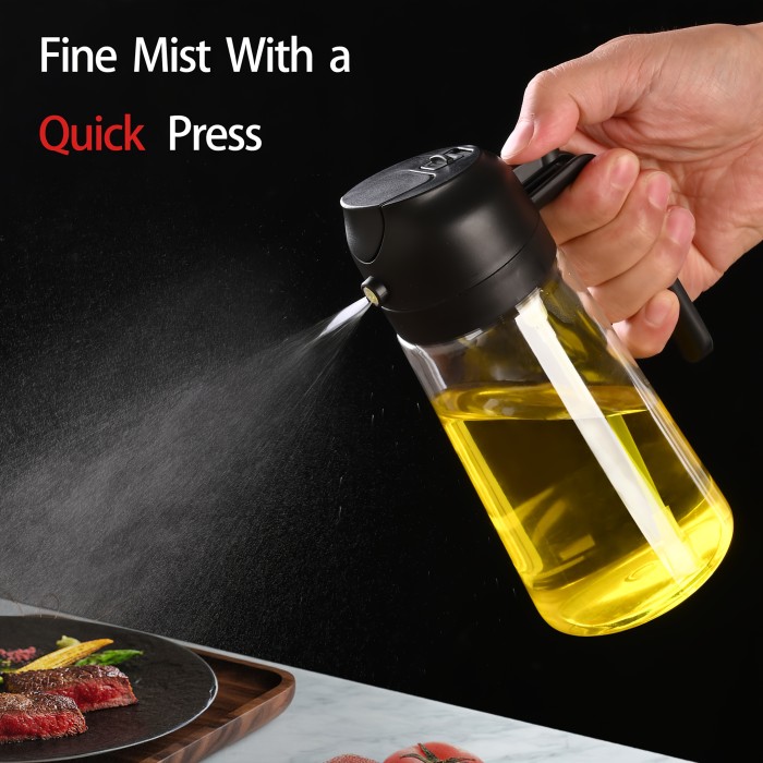✨Kitchen & Cooking 2-in-1 Portable Oil Spray & Pour Bottle🥗