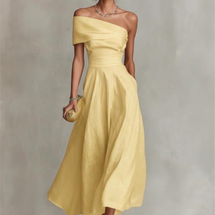 ✨Daily & Dating Waist Cinched Open Back Solid Color Sleeveless Dress💐
