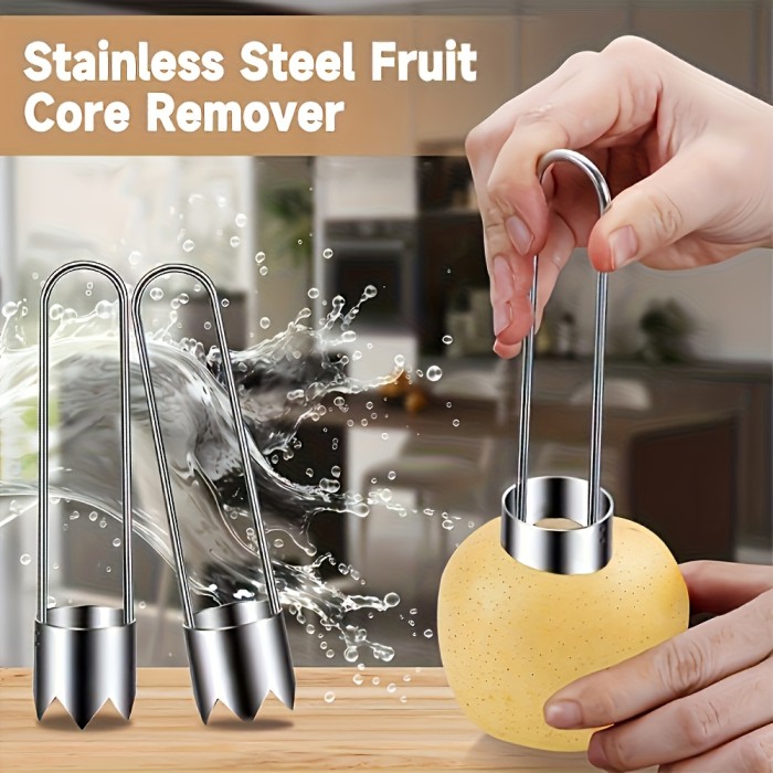 ✨Home & Kitchen Stainless Steel Fruit Vegetable Corer🥬