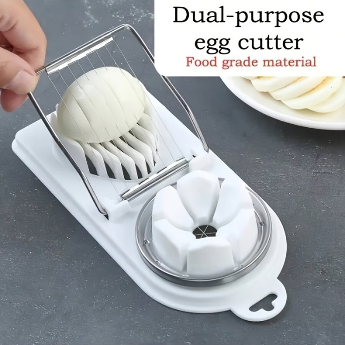 ✨Kitchen & Home 2-in-1 Multifunctional Egg Slicer🥚