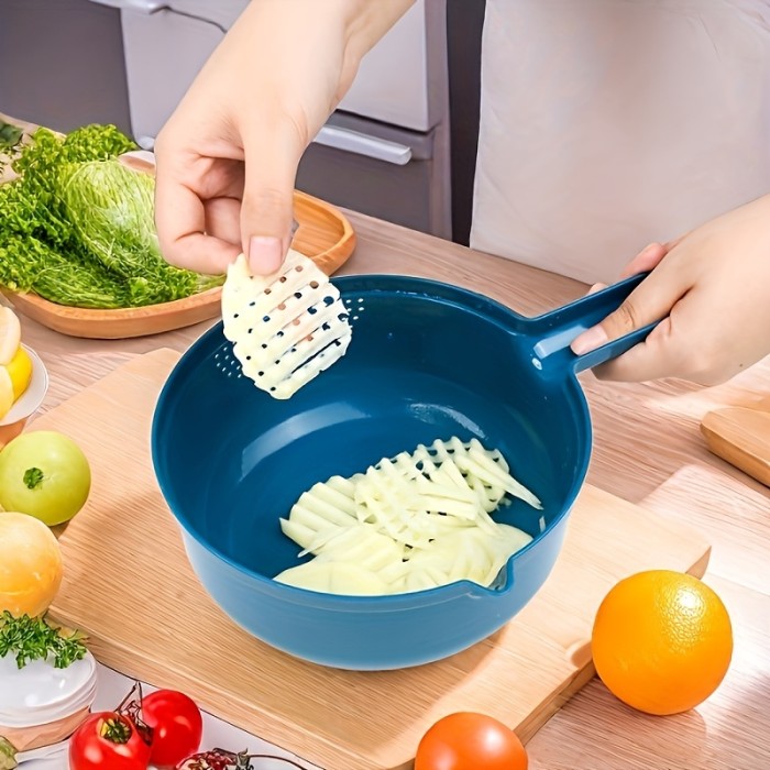 12in 1 Multi-Functional Vegetable Chopper Carrots Potatoes Manually Cut Shred Slicer Radish Grater Kitchen Tools Vegetable Cutter