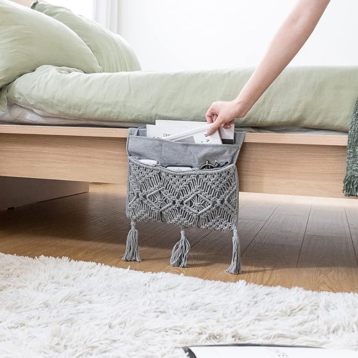 ✨Home & Living Macrame Sofa Armrest Storage Bag🧶