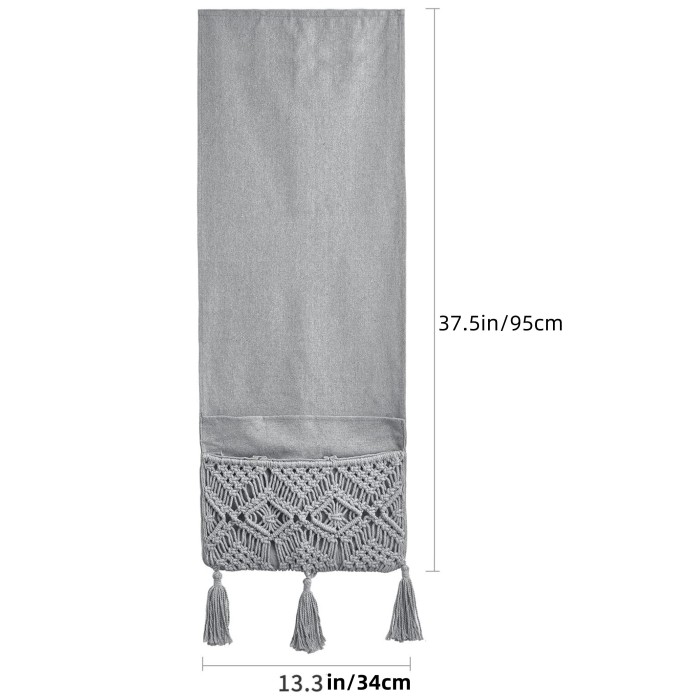 ✨Home & Living Macrame Sofa Armrest Storage Bag🧶