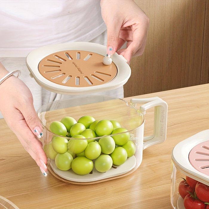✨Kitchen & Outdoor 2-in-1 Double Layer Drain Basket🥬