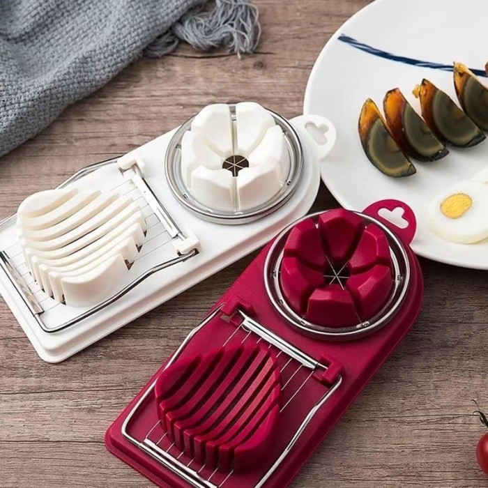 ✨Kitchen & Home 2-in-1 Multifunctional Egg Slicer🥚