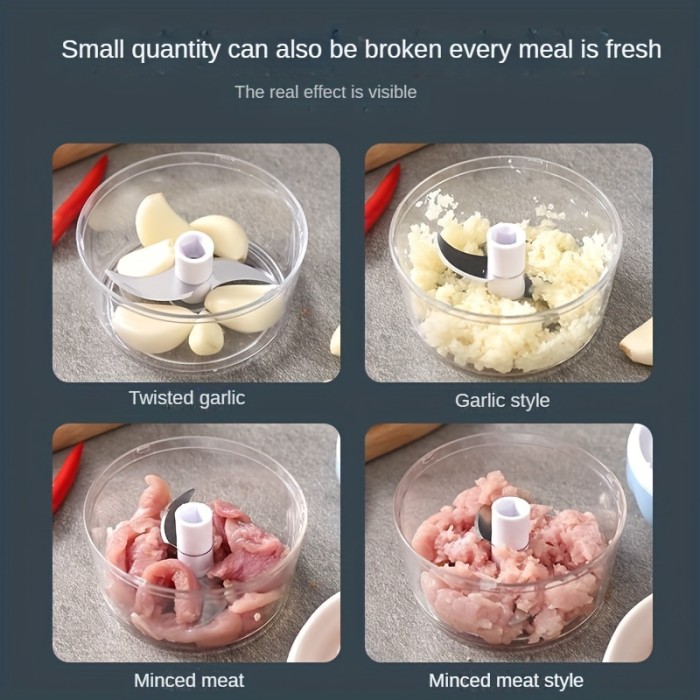 ✨Home & Kitchen Hand Pulled Food Chopper🧄