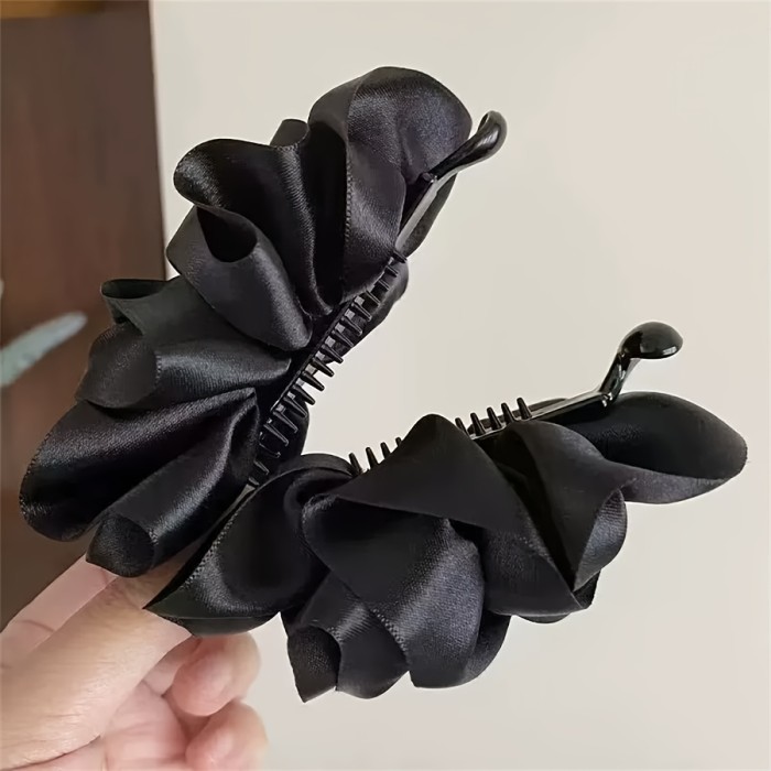 🍡Bubble Folded Banana Clip | Stylish Hair Clip for Updos