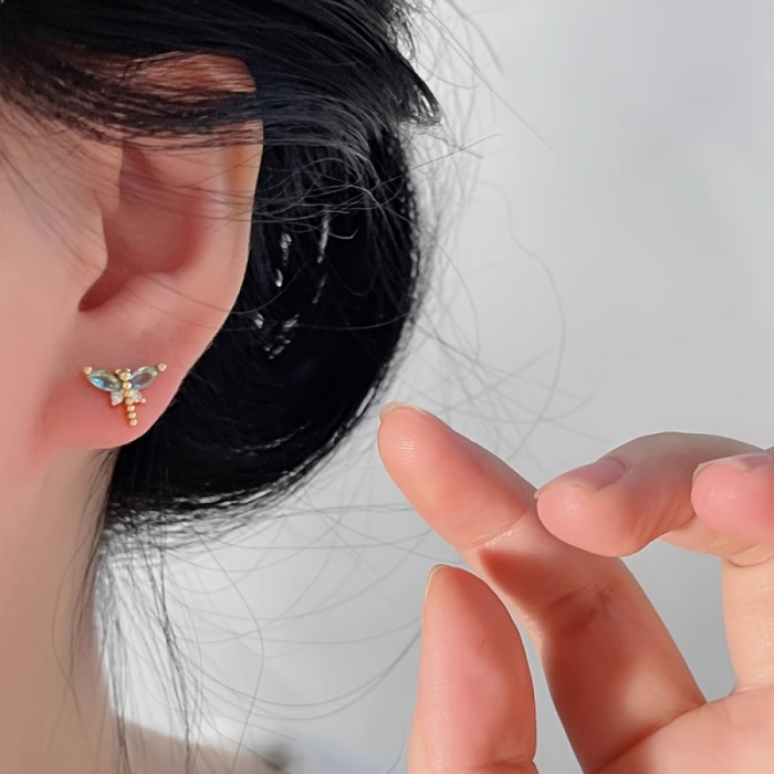 ✨Gathering & Holiday Dragonfly Zircon Earrings🦋