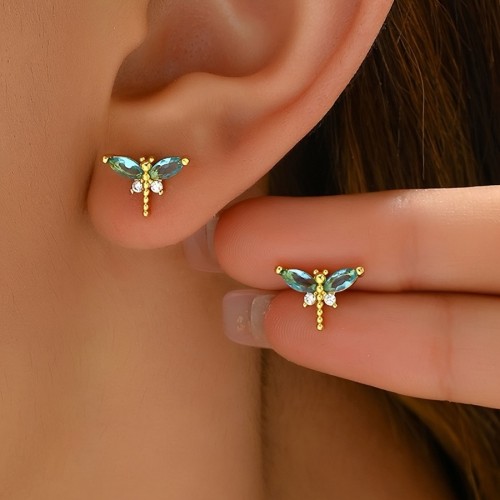 ✨Gathering & Holiday Dragonfly Zircon Earrings🦋