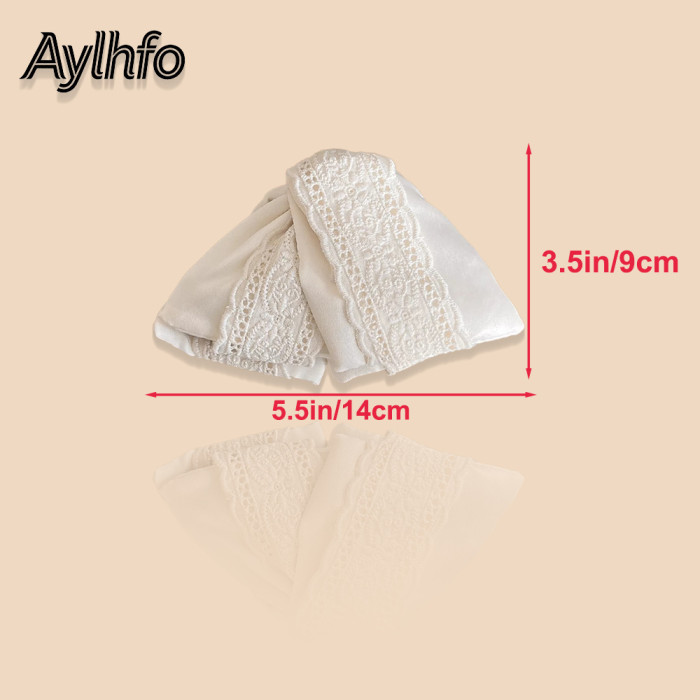 1pc AYLHFO Spring New Style White Embroidered Lace Trim Triangle Acrylic Hair Claw Clip, Women's Vintage Elegant White Lace Fabric Triangle Hair Clamp, Large Non-Slip Shark Clip, Suitable for Daily and Holiday Party Wear