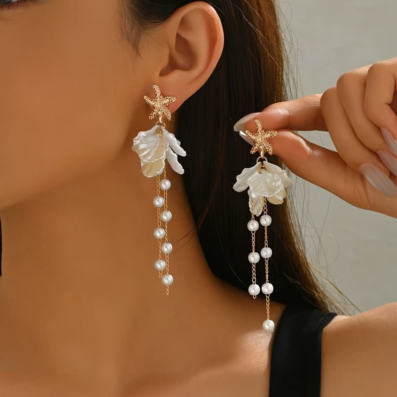✨Daily & Vacation Ocean Style Starfish Tassel Earrings🌊