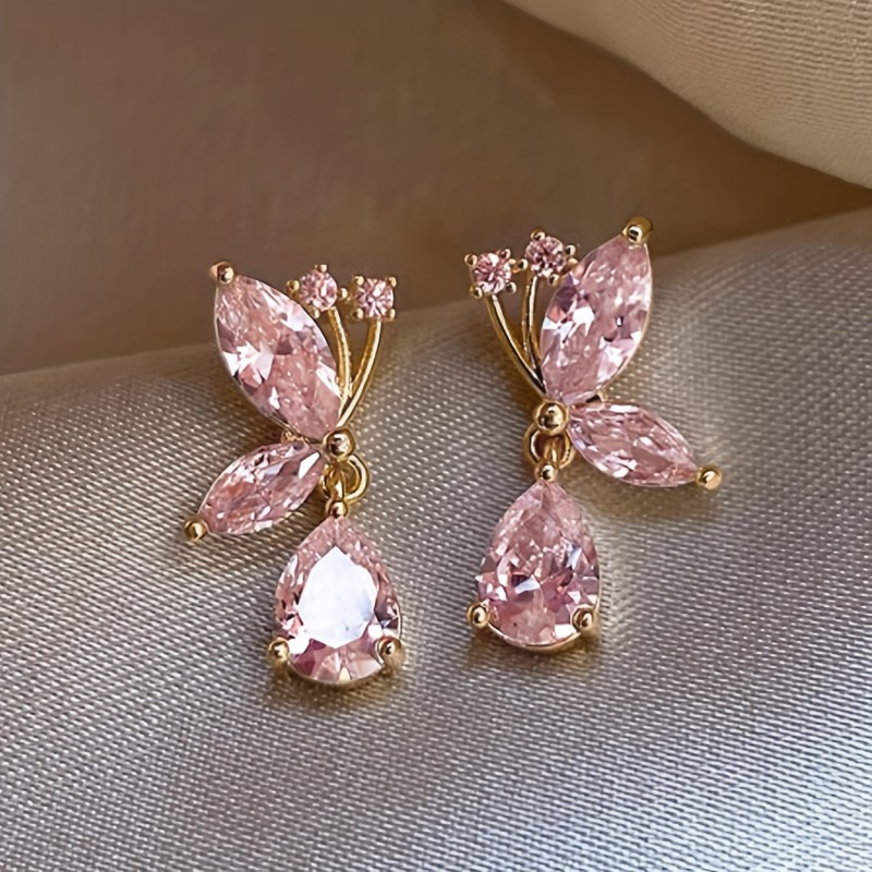 ✨Daily & Dating Bow Glass Inlaid Earrings🎀