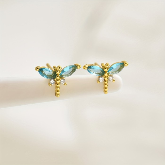 ✨Gathering & Holiday Dragonfly Zircon Earrings🦋