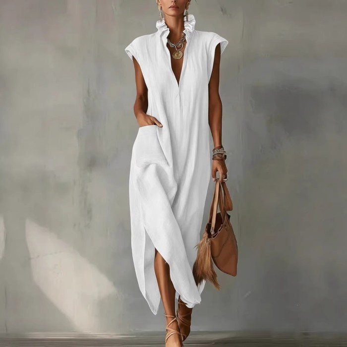 ✨Daily & Casual V-neck Sleeveless Dress🌻