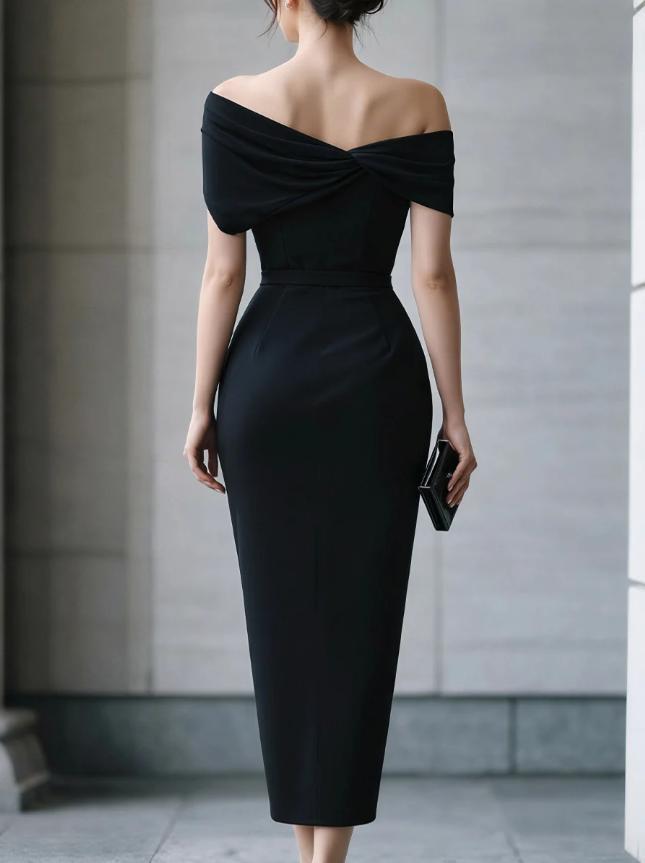 ✨Office & Party Asymmetric Sleeveless Midi Dress🪶