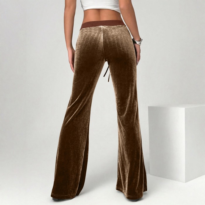 ✨Daily & Casual High Waist Velvet Flared Pants🍂