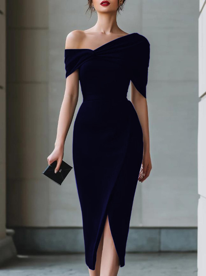 ✨Office & Party Asymmetric Sleeveless Midi Dress🪶