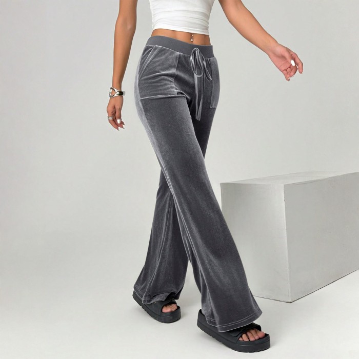 ✨Daily & Casual High Waist Velvet Flared Pants🍂