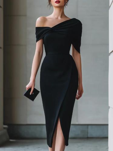 ✨Office & Party Asymmetric Sleeveless Midi Dress🪶