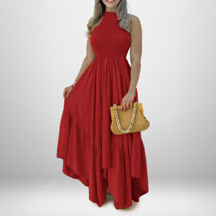 ✨Daily & Casual Halter Neck High Waist Long Dress🌿