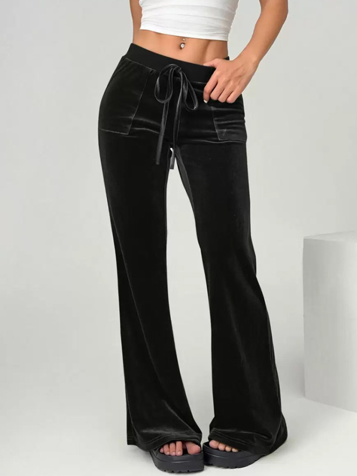 ✨Daily & Casual High Waist Velvet Flared Pants🍂