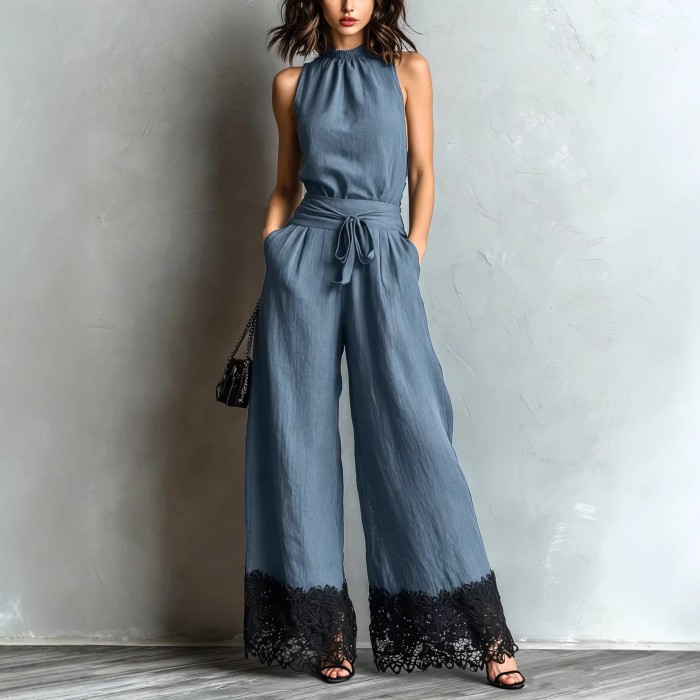 ☀️Sleeveless Solid Loose Jumpsuit | Street & Daily Summer Outfit