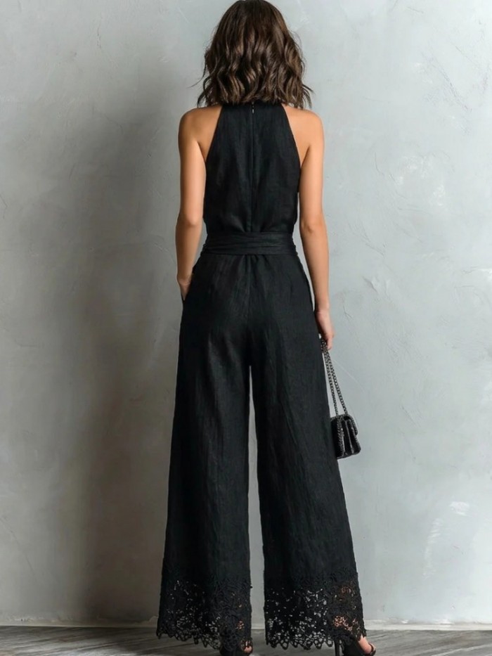 ☀️Sleeveless Solid Loose Jumpsuit | Street & Daily Summer Outfit