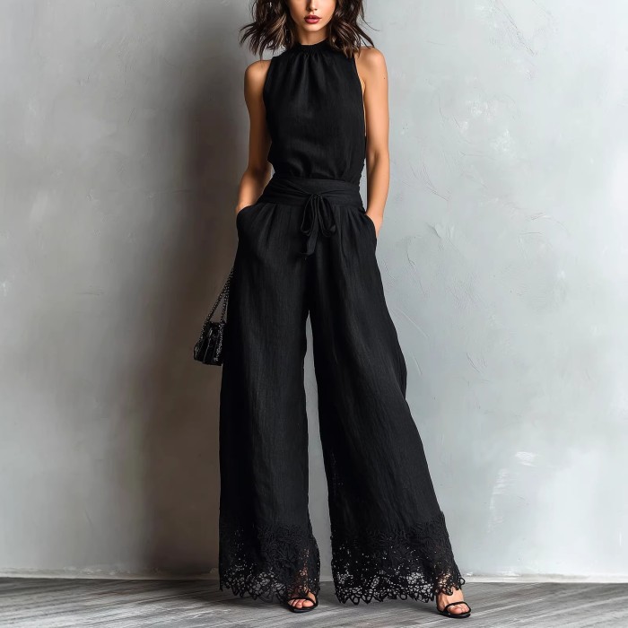 ☀️Sleeveless Solid Loose Jumpsuit | Street & Daily Summer Outfit