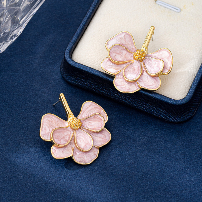 🌸Floral Dangle Drop Earrings | Wedding & Daily Jewelry✨