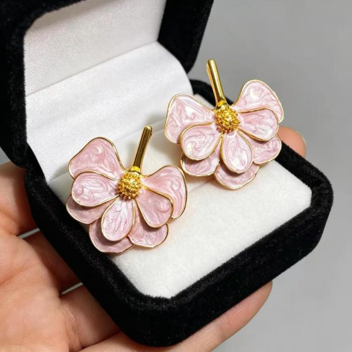 🌸Floral Dangle Drop Earrings | Wedding & Daily Jewelry✨