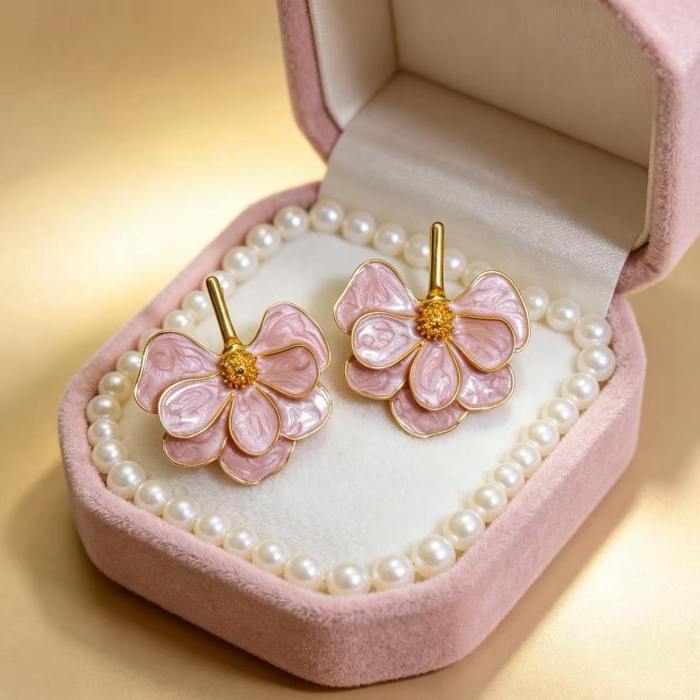 🌸Floral Dangle Drop Earrings | Wedding & Daily Jewelry✨